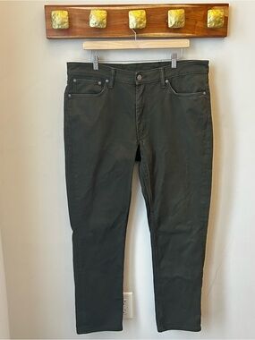 Levi’s 511 Olive Green Slim Fit Jeans W38 L30 Distressed Faded Workwear